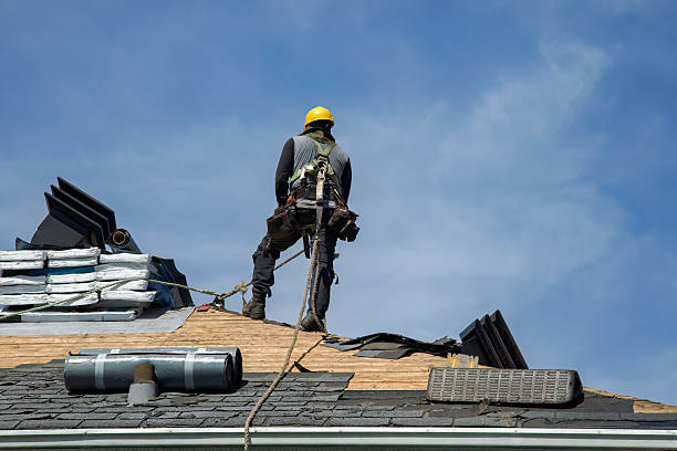 Professional Roofing technician working in Grimsley, TN